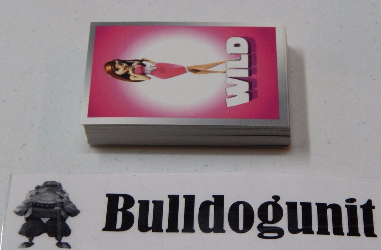 2008 Battle of the Sexes Continues Board Game All 55 Female Wild Cards Only