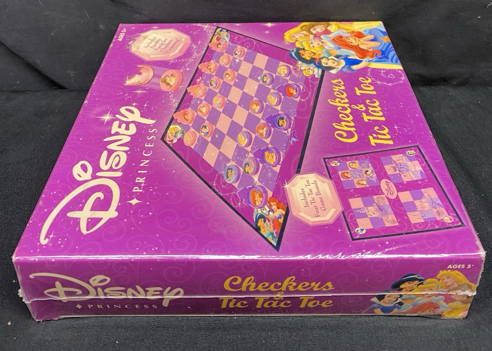 NEW Sealed Disney Princess Checkers & Tic Tac Toe Game set.