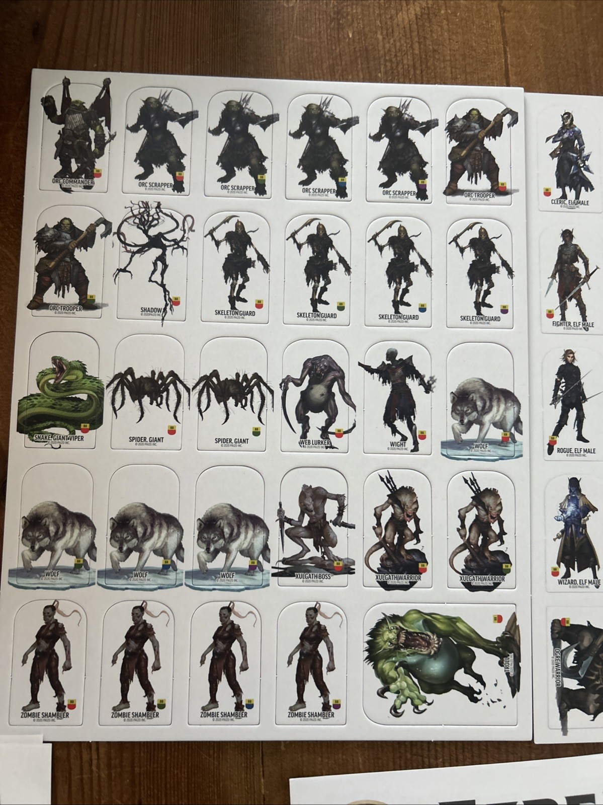 Pathfinder 2E: Beginner Box 2E, 4 Decks, Extra Character Printouts New Open Box