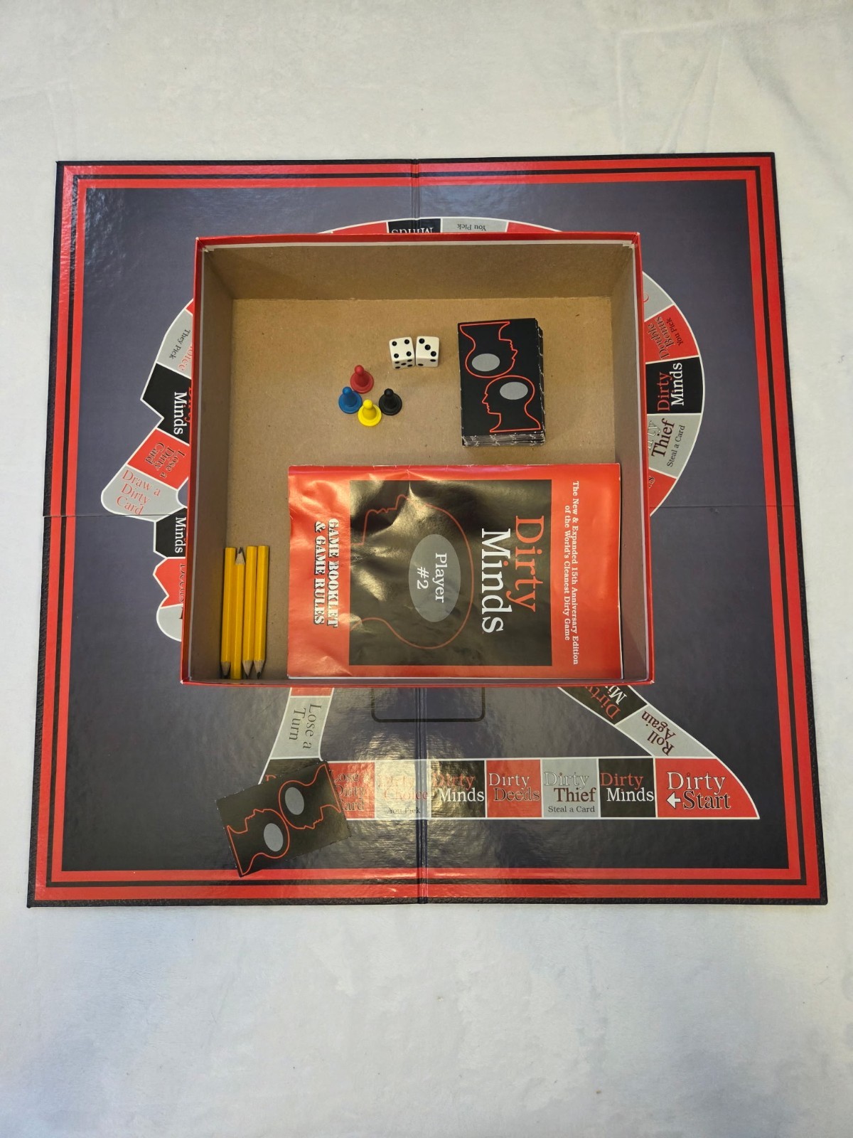 TDC Games Dirty Minds Adult Board Game 15th Anniversary Edition 17+ 2+ 2005