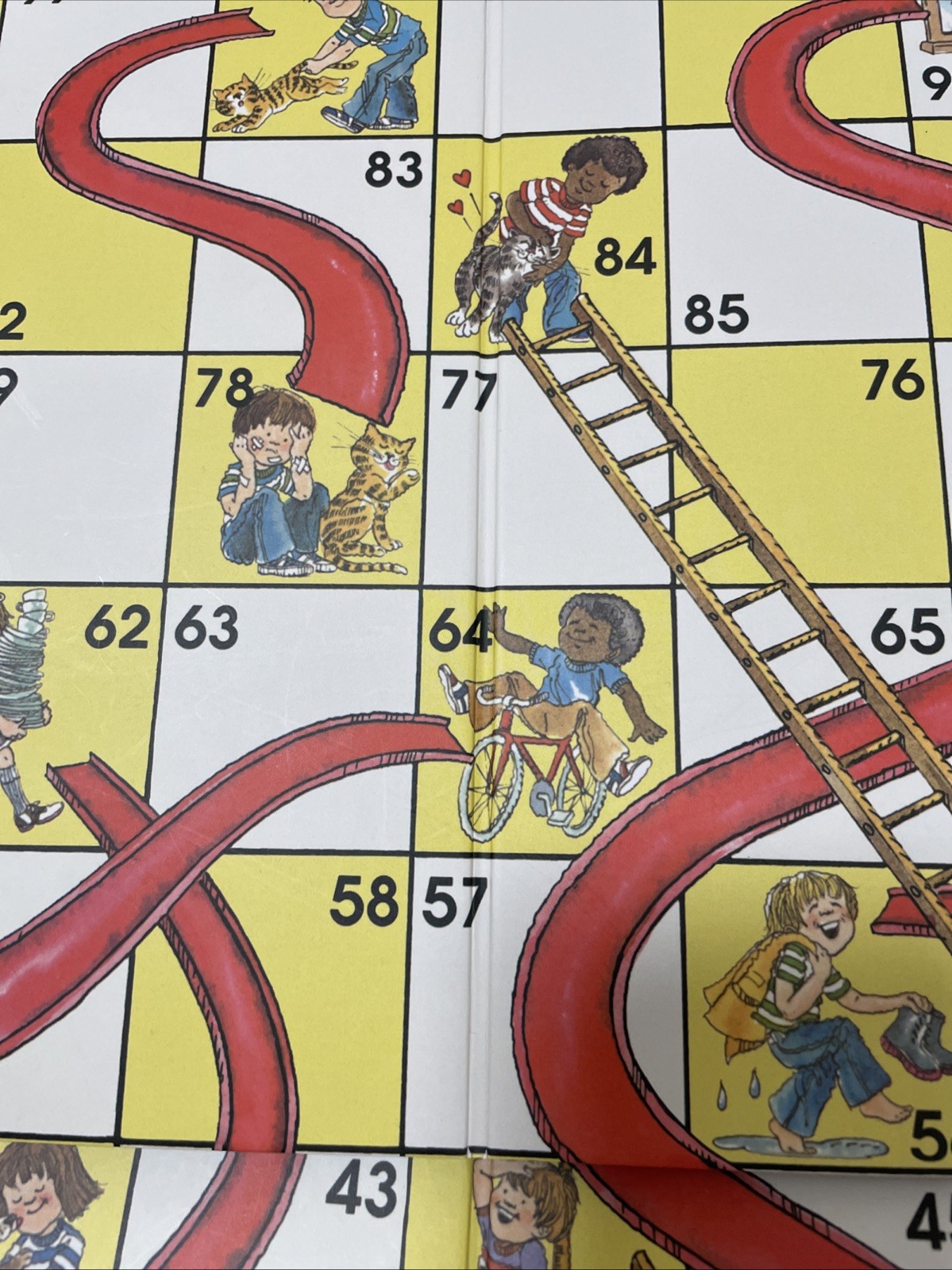 WS Game Company Chutes and Ladders Vintage Bookshelf Edition Board Game