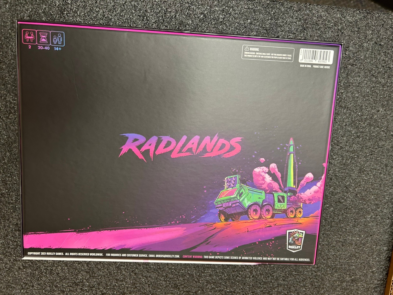 RARE Radlands Super Deluxe Board Game with Playmats, Roxley Games, 2021