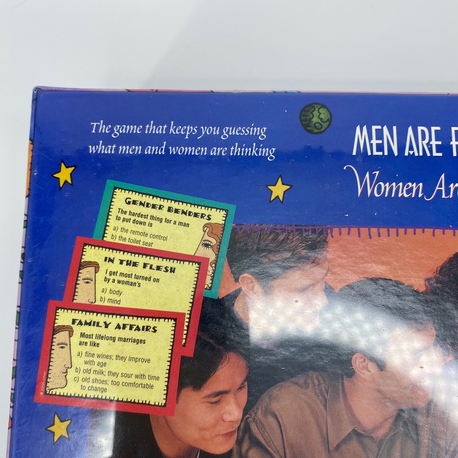 Vintage Board Game Men are From Mars Women are From Venus 1998 NEW IN SEALED BOX