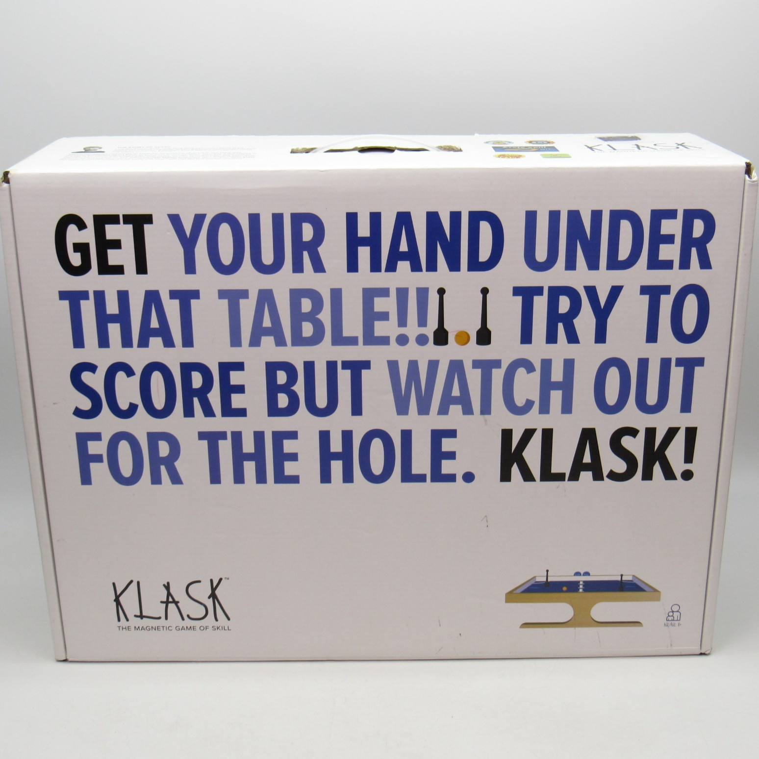 KLASK Magnetic Battle Board Game Hockey Game – NOT COMPLETE