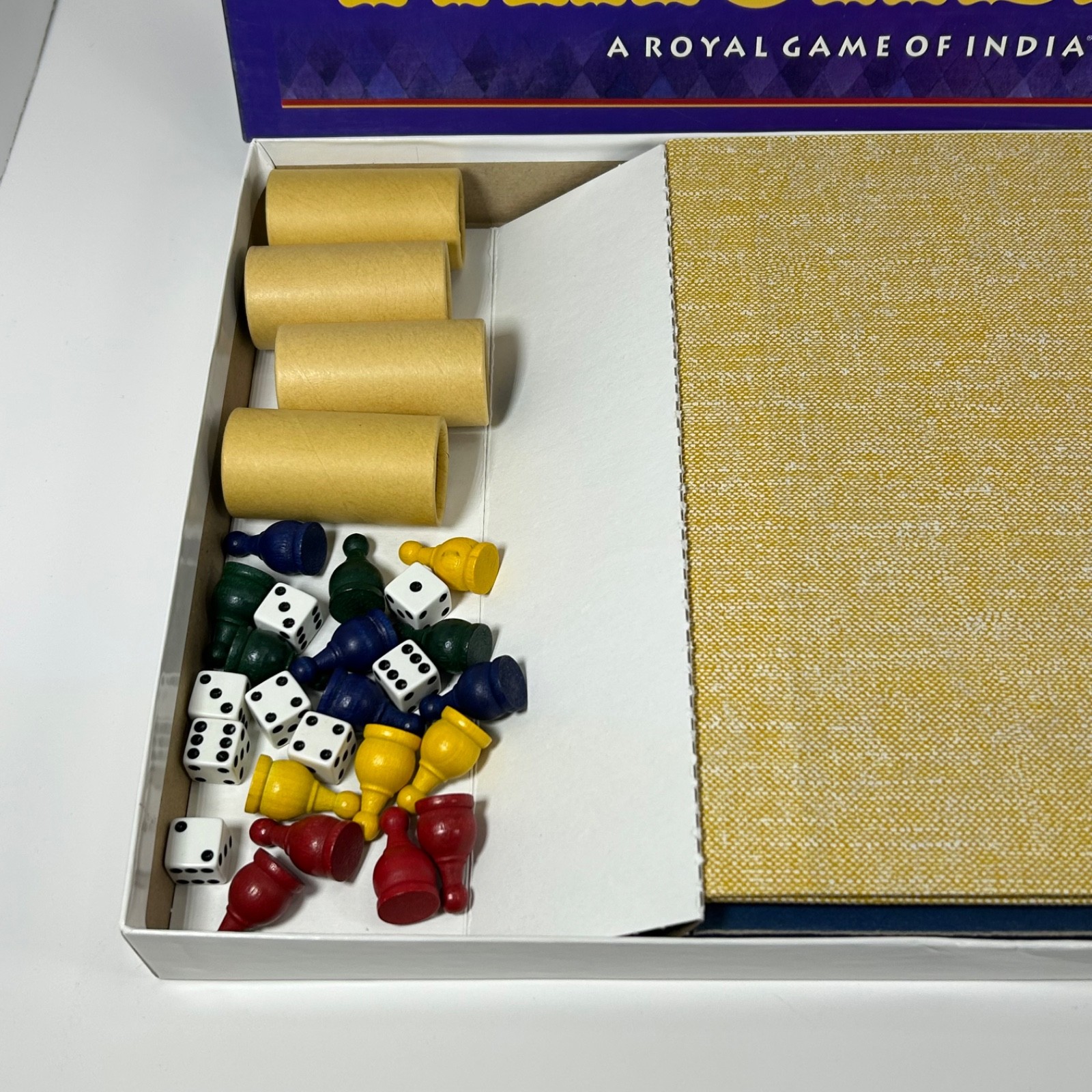 Vintage 1999 Deluxe Parcheesi COMPLETE Milton Bradley Classic Strategy