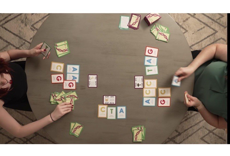 Variation A DNA Matching Card Game Genetic Lang. Of Living Things Using Alphabet