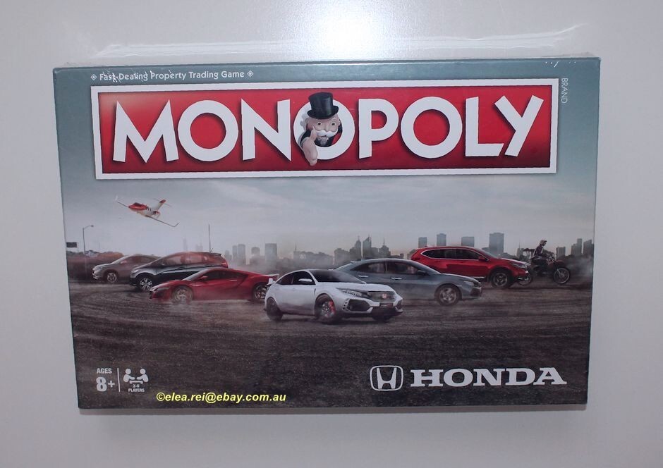 Honda Australia MONOPOLY Board Game 2017 Limited Edition Hasbro NEW SEALED