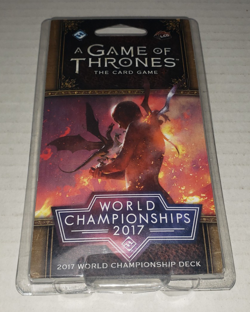 Game of Thrones TCG: 2017 World Championship Deck uCHP07 Brand New Sealed