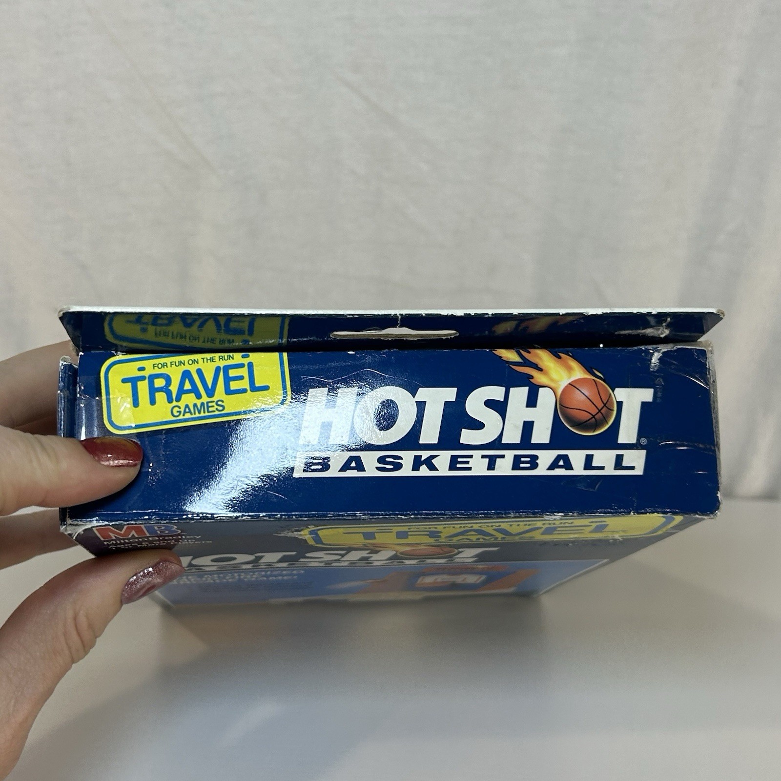 Vintage 1992 Milton Bradley MB Hot Shot Travel Basketball Game Motorized