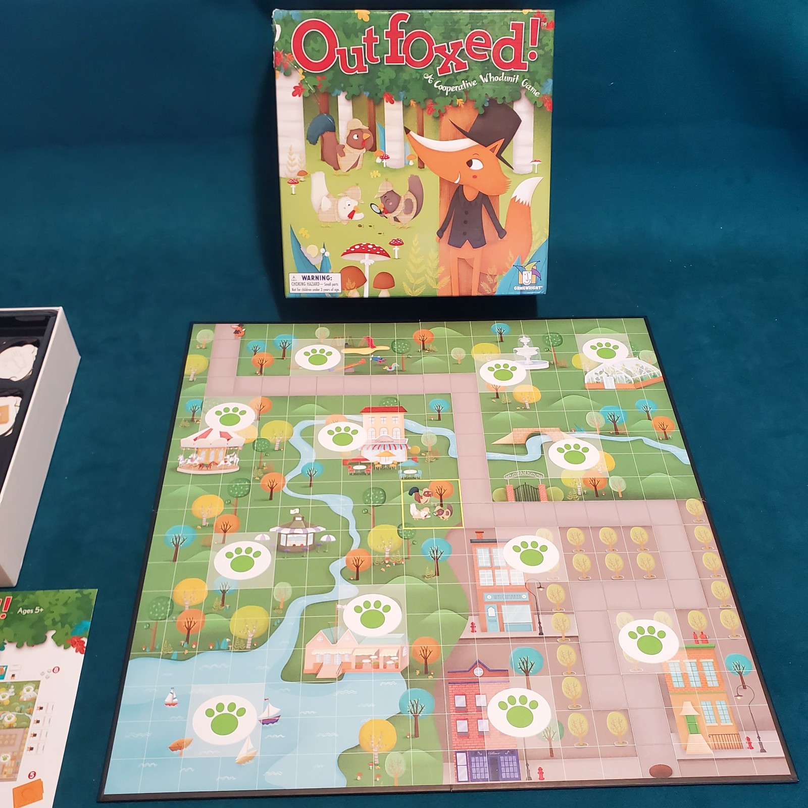 Outfoxed! Board Game 2015 Family Cooperative Whodunnit Gamewright