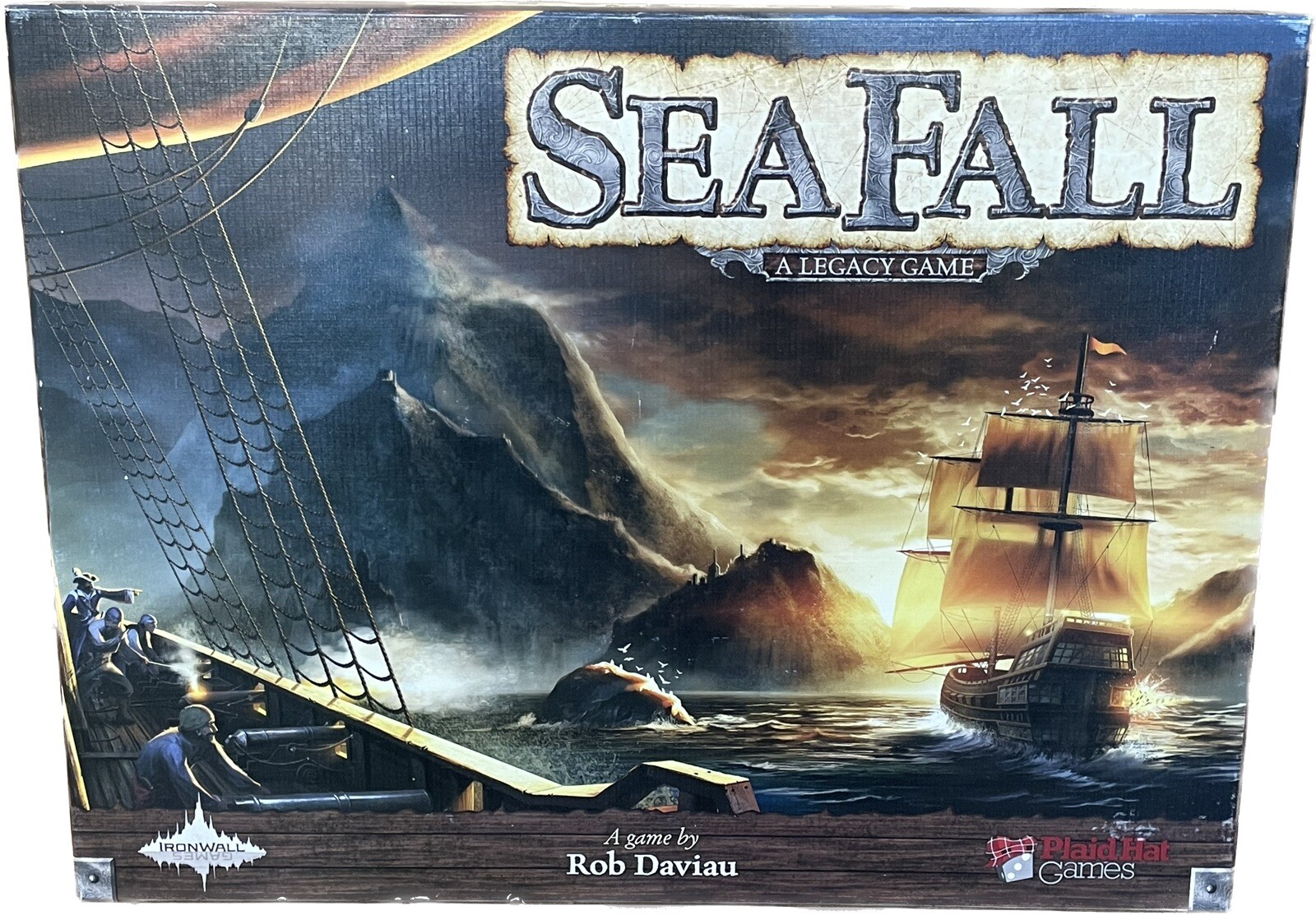 SeaFall A Legacy Game – PlaidHat Games Board Game Plaid Hat THG SEALED PIECES