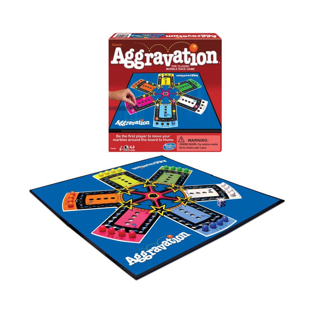Classic Aggravation Board Family Game Marbles Aggravation Board 2-6 Players