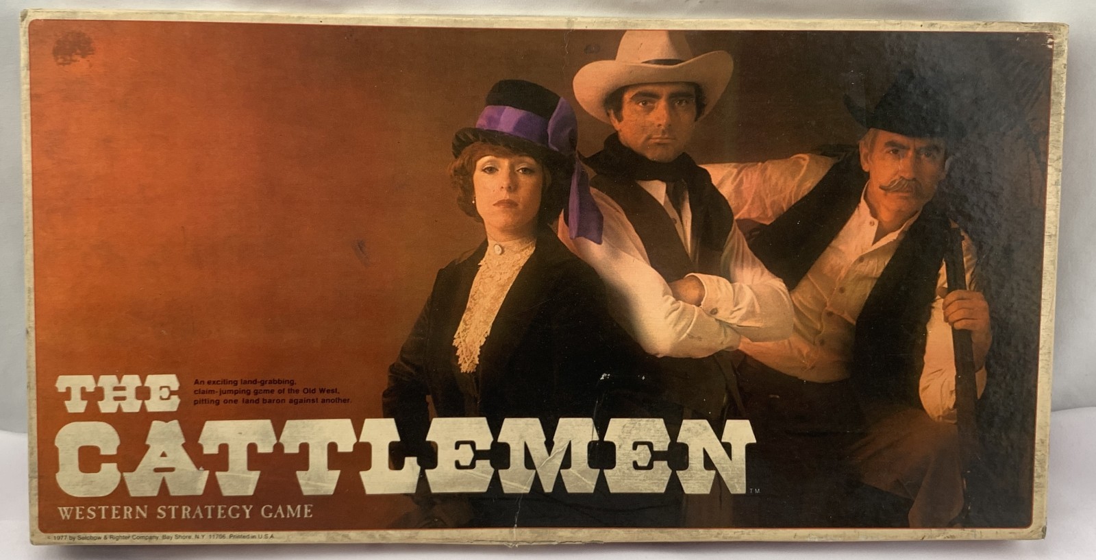 1977 The Cattlemen Game by Selchow and Righter Complete in Very Good Condition