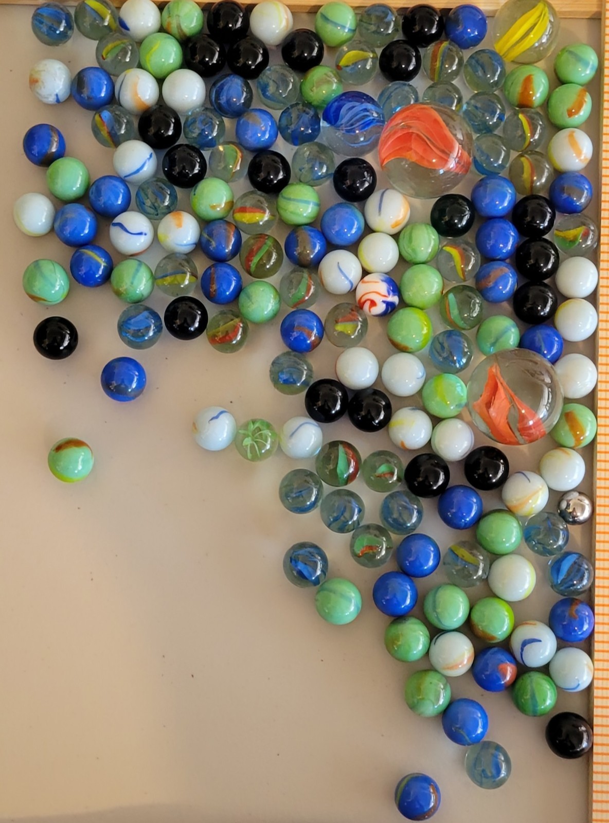 Neato! Classics Marbles In A Tin Box by Toysmith – Retro Nostalgia Glass…