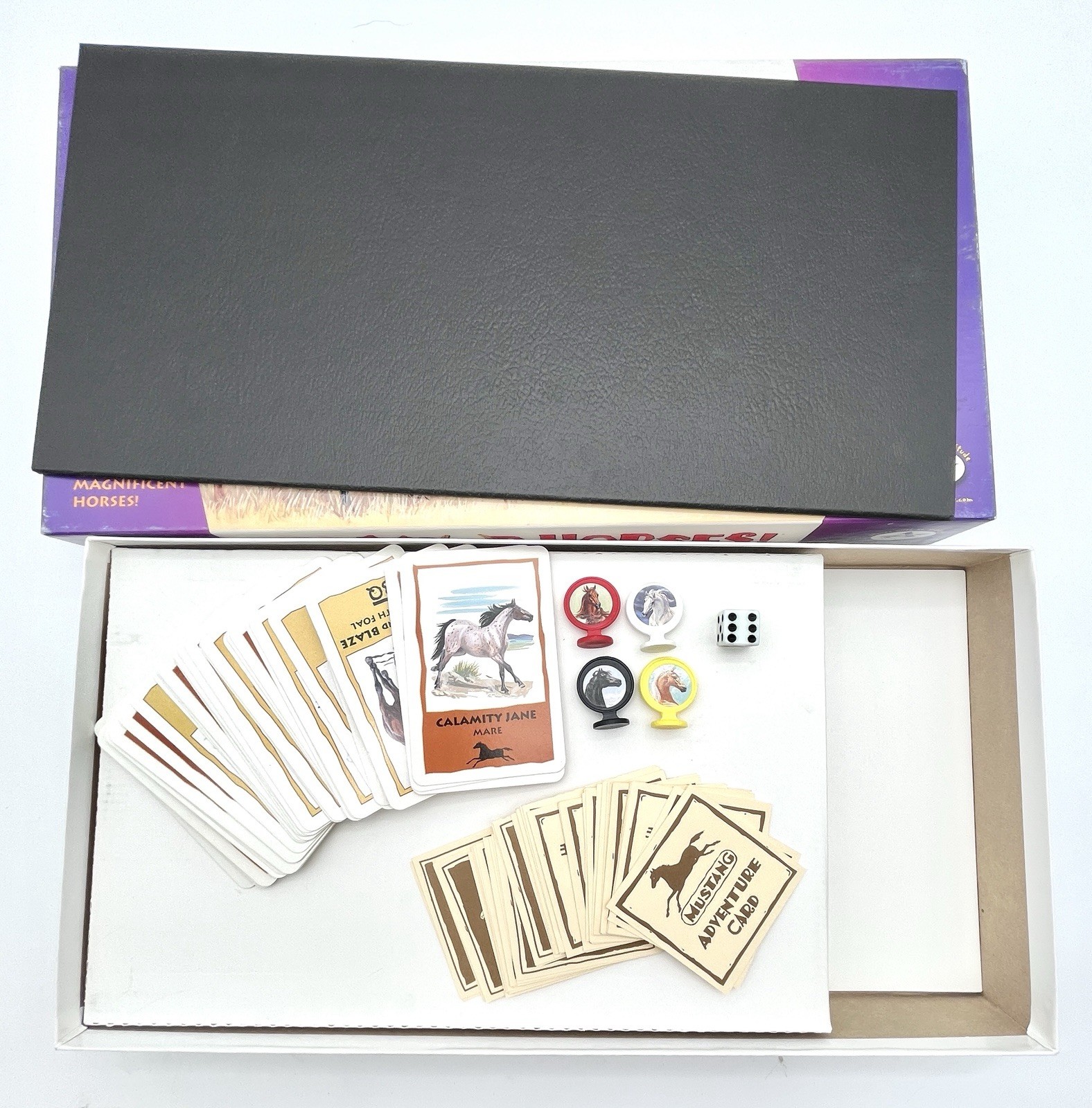 Vintage 1997 Herd Your Horses Board Game – 99% Complete: No Manual Rare HTF