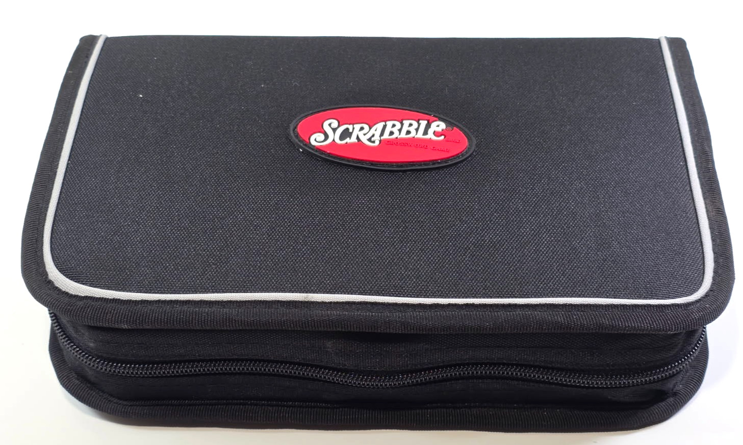 Scrabble Travel folio edition deluxe zippered carrying case. Complete