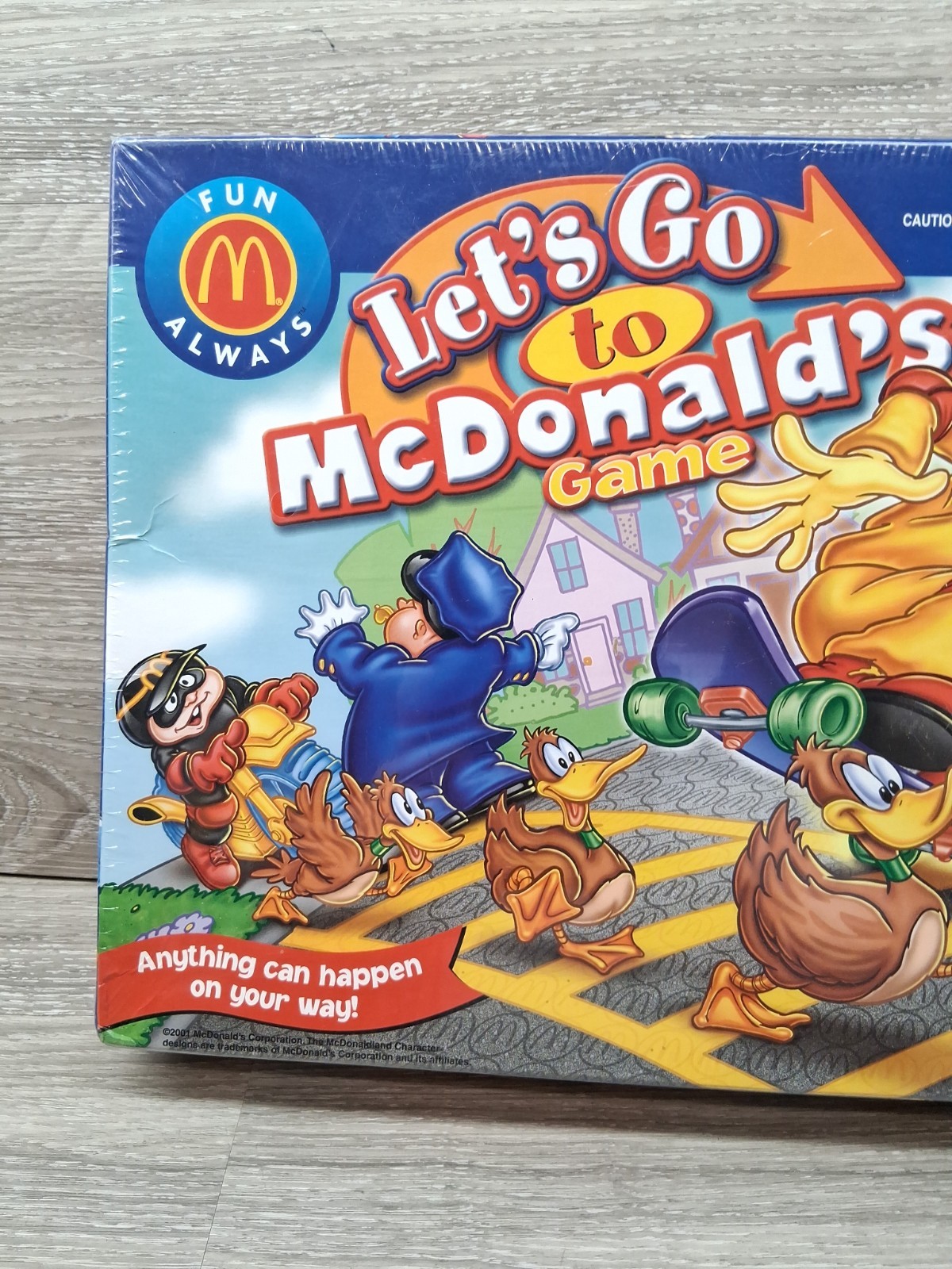 2001 Patch Products – Let’s Go to McDonald’s Game Sealed ( New Package Wear)