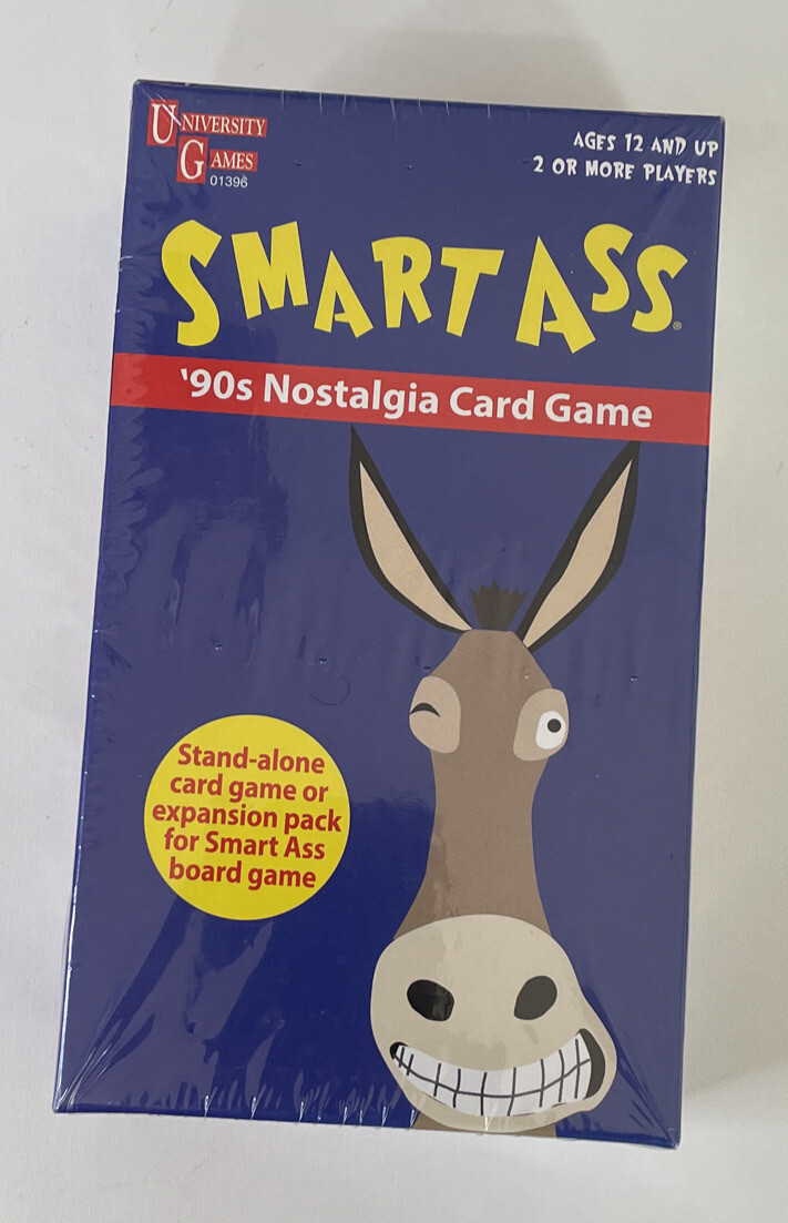 Smart Ass ‘90s Nostalgia Card Game – Party Toys & Games – for 2 or more Ages 12+
