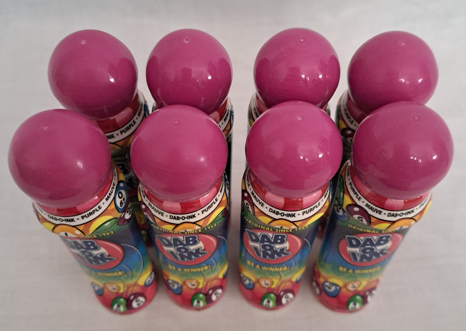 Dab-O-Ink Bingo Marker Daubers / Dabbers Card Marker Purple 1.5 oz Made in USA