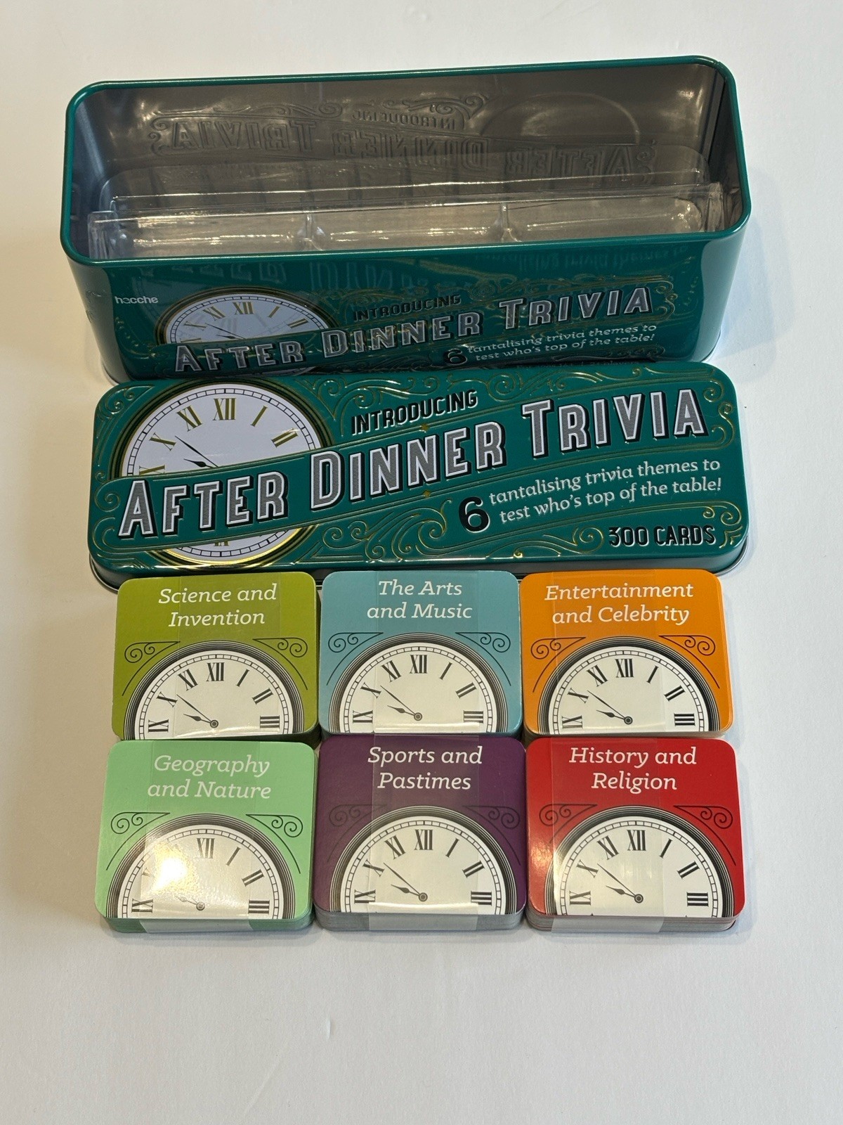 After Dinner Trivia Game by Hacche Ages 14 and Up For 2 or more Players NOB