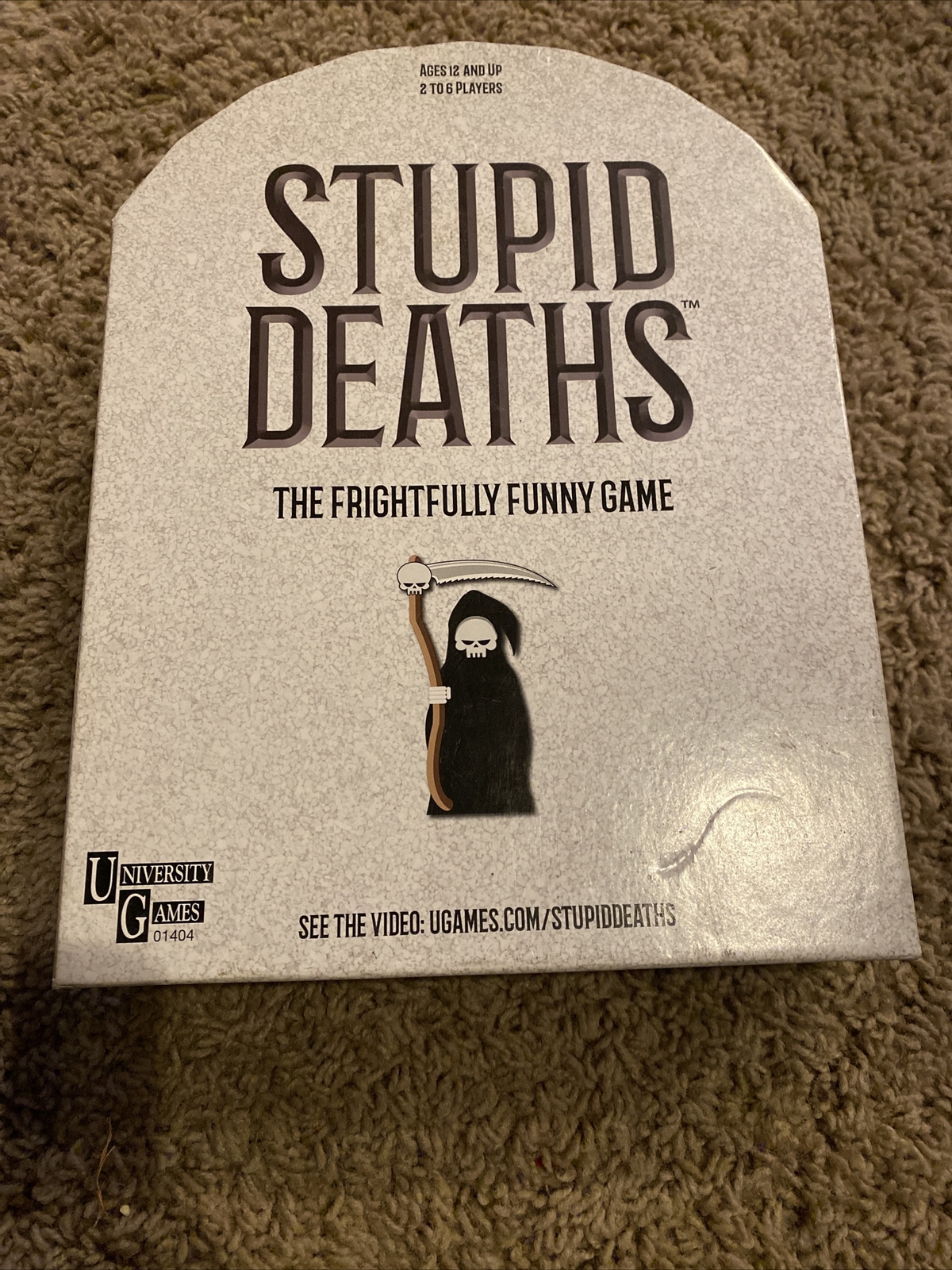 Stupid Deaths Board Game 12 And Up 2 To 6 Players University Games Very Funny 15