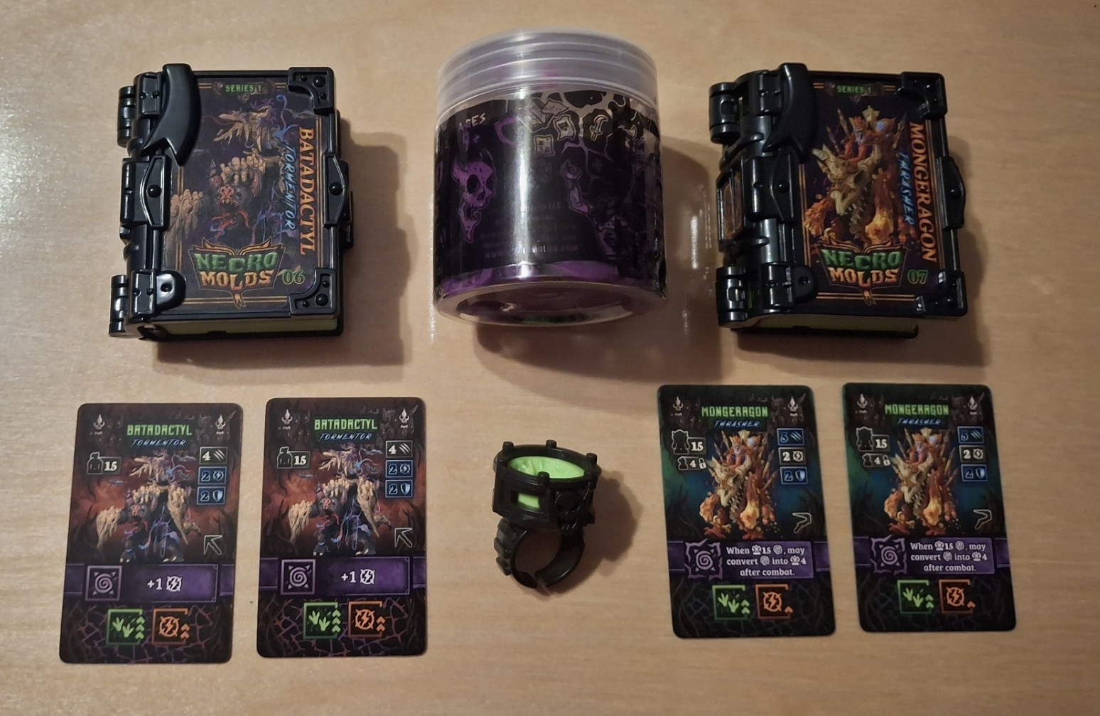 Necromolds MONSTER PACK 2: BATADACTYL and MONGERAGON Game Expansion (No Box)