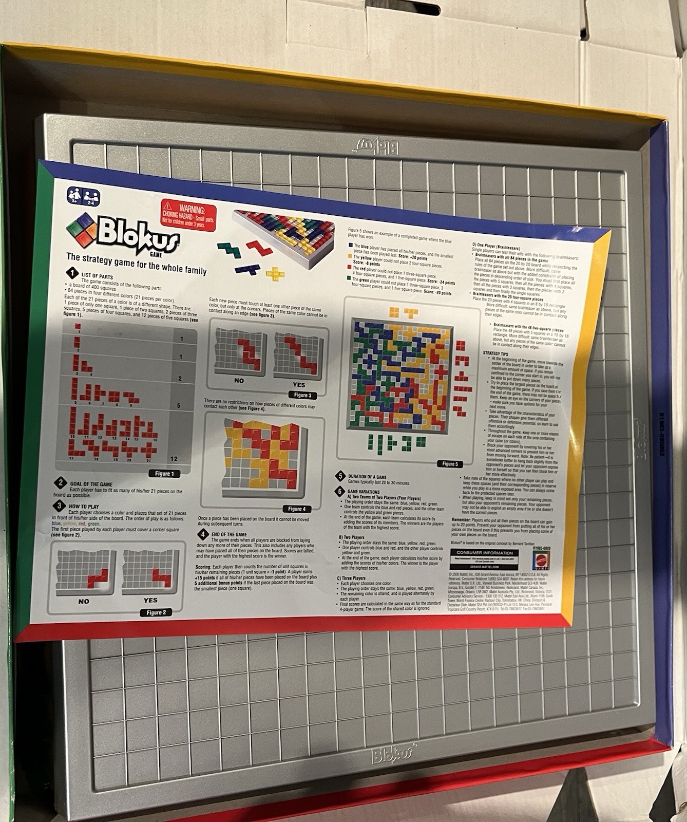 Blokus Game 2009 Strategy Family Friends Education Educational 5+ 2 – 4 Players