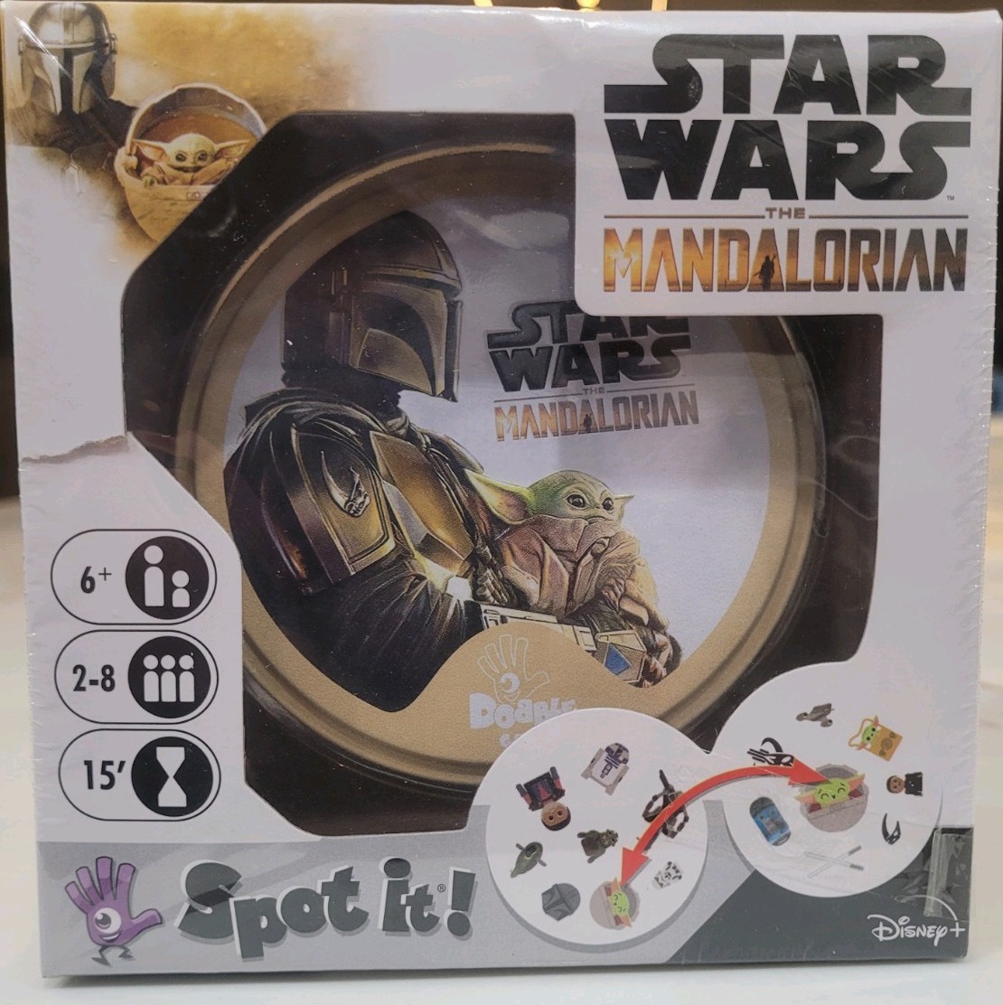 NEW Star Wars Mandalorian Spot It! Card Game