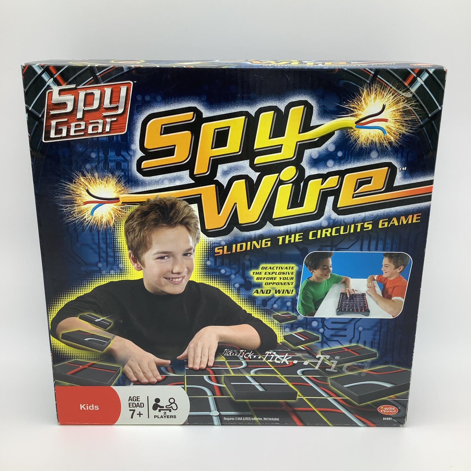 Spy Gear Spy Wire Sliding The Circuits Game 2008 Wild Planet New