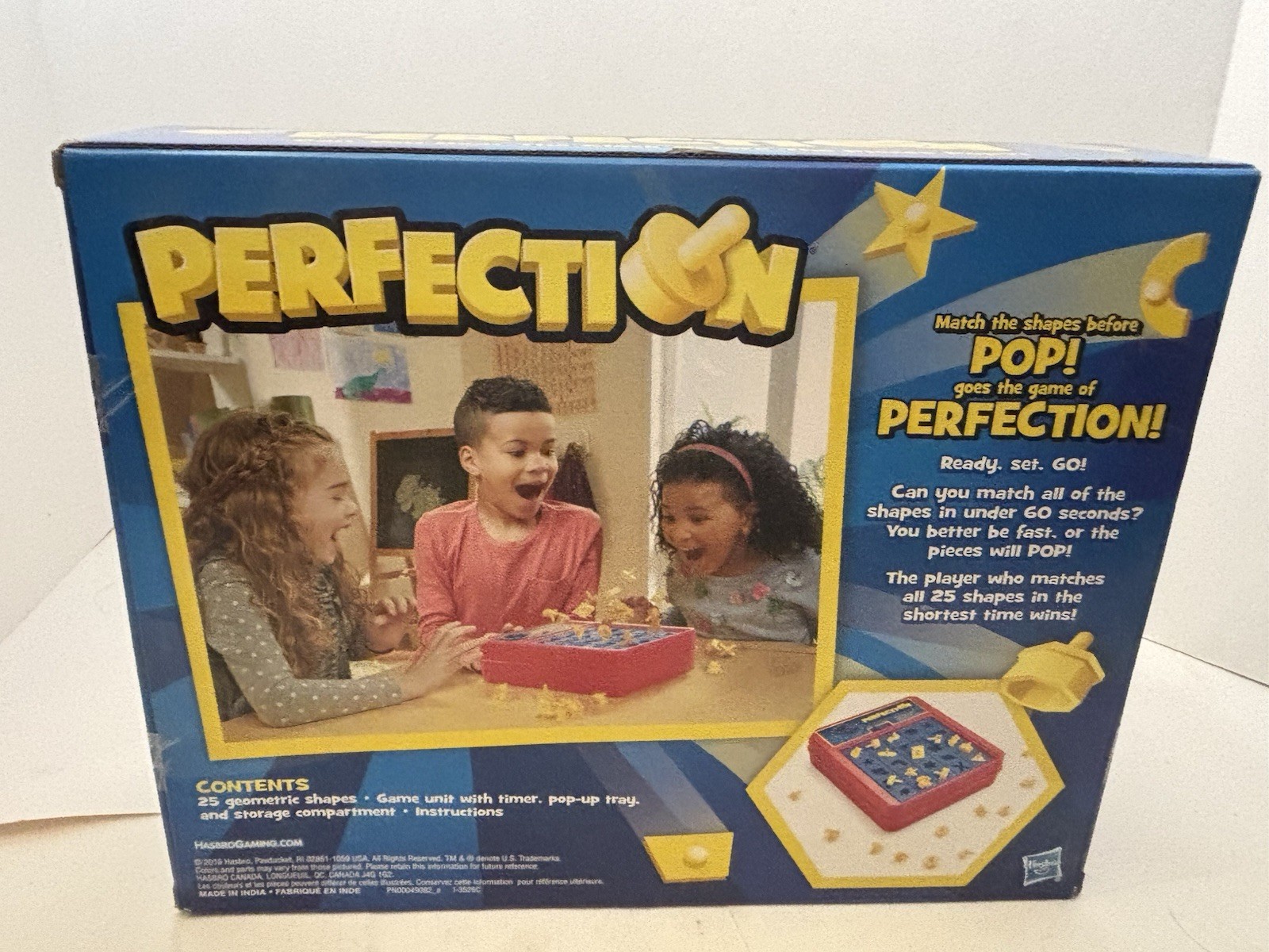 Perfection Board Game Hasbro Kids 2016 Beat The Clock Before It Pops! NEW