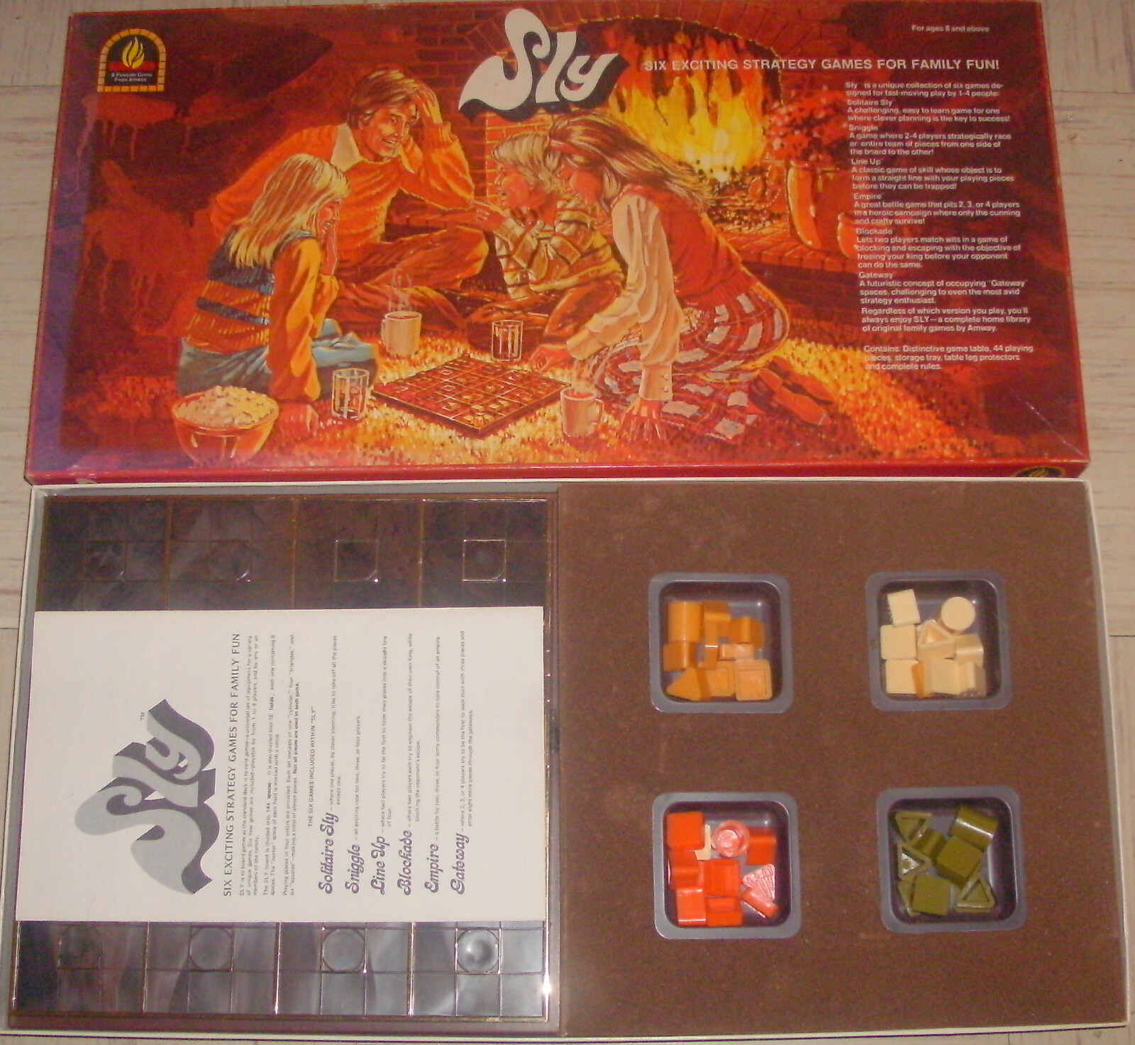 Amway Sly Exciting Family Stategy Game Complete 1975 Vary Rare