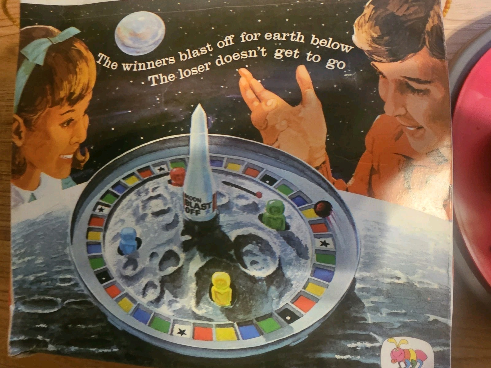 Vintage Blast Off Board Game 1970 Schaper 100% Complete