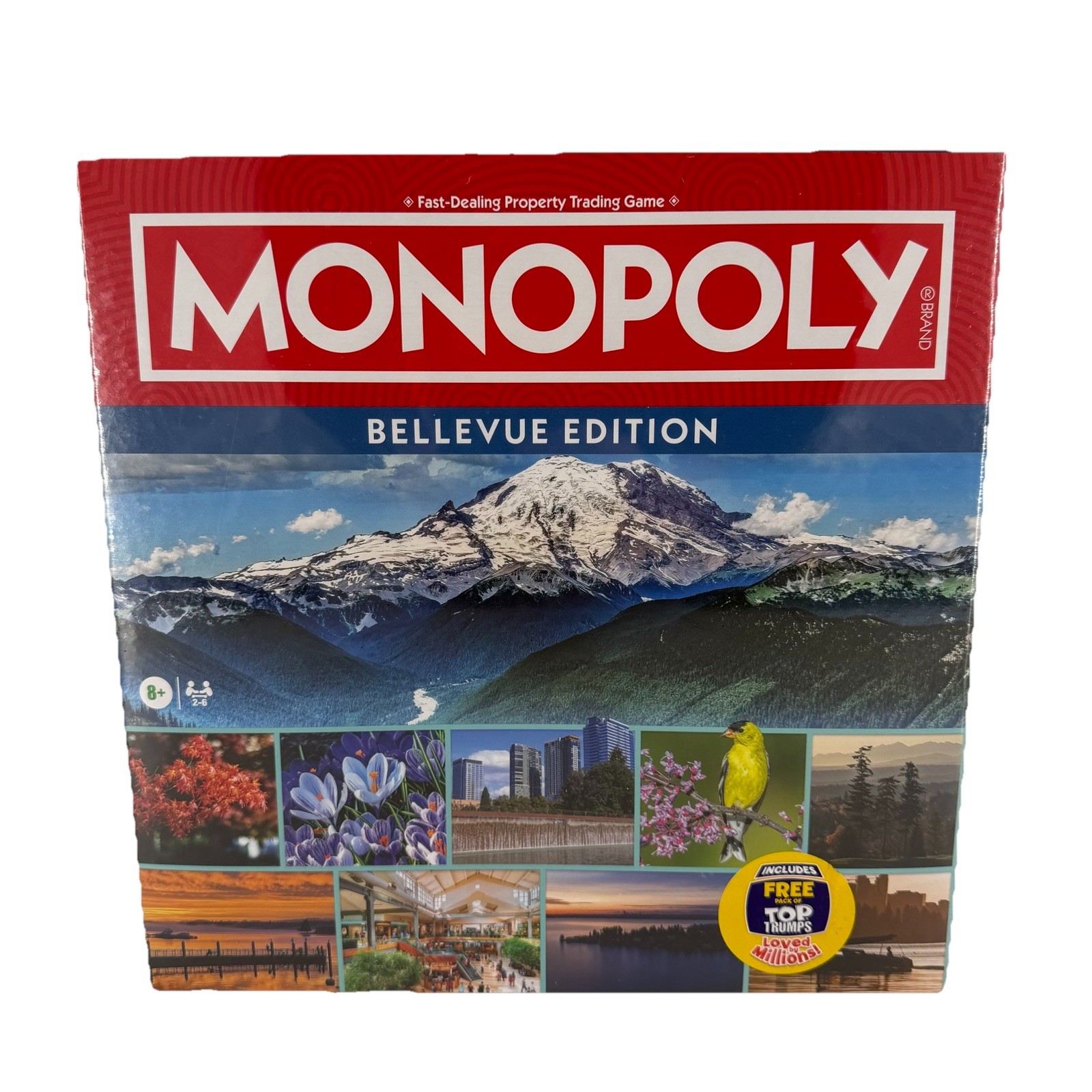 Bellevue, WA Edition Monopoly Board Game Fast Free Shipping