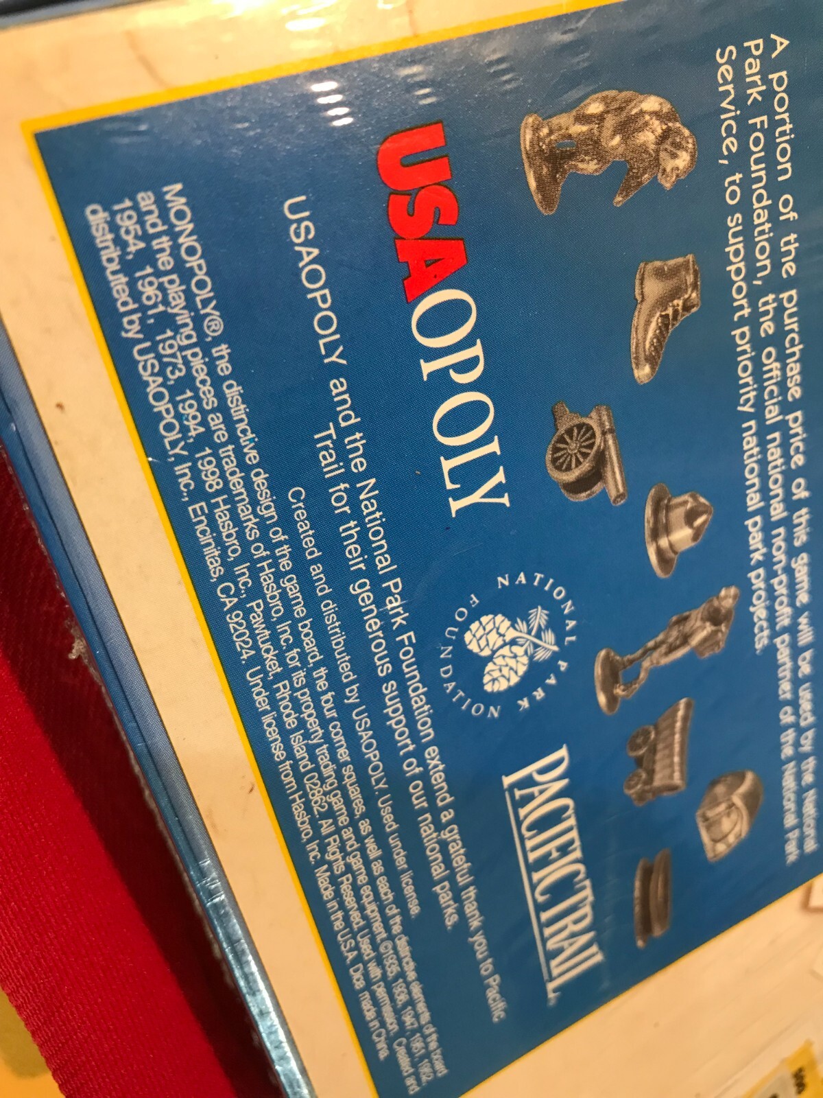 Monopoly “NATIONAL PARKS” Board Game 1998 Edition FACTORY SEALED! w/PEWTER!
