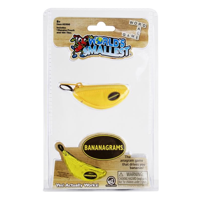 World’s Smallest Bananagrams Word Game Yellow