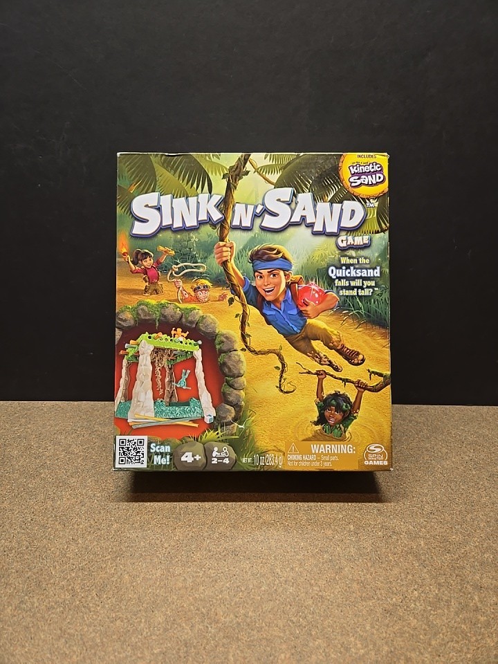 Spin Master Games Sink n’ Sand Family Adventure Game Includes Kinetic Sand