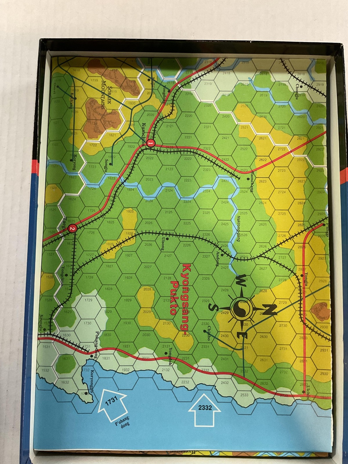 Vintage The Korean War Board Game 1986 Victory Games Inc. Unpunched