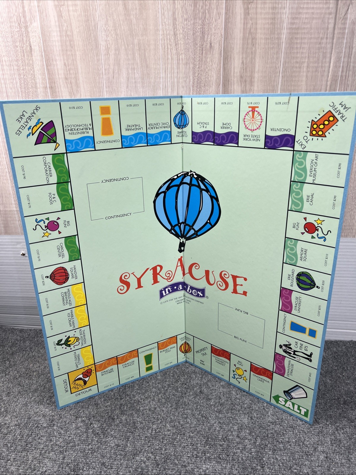 Late for the Sky – Syracuse in a Box Board Game