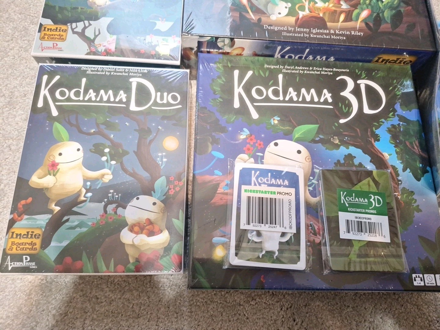 Indie Boards Cards Kodama Lot – Forest Tree Spirts Duo 3d Game Mat New