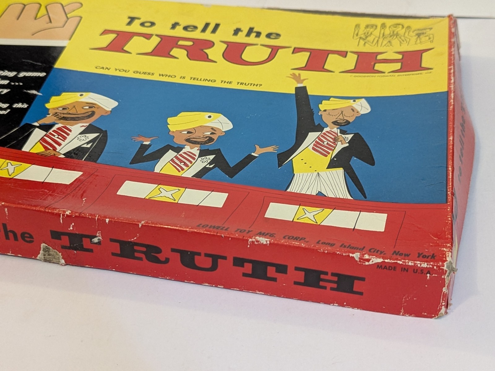 RARE vintage board game To Tell the Truth 1960’s Lowell Toy Mfg