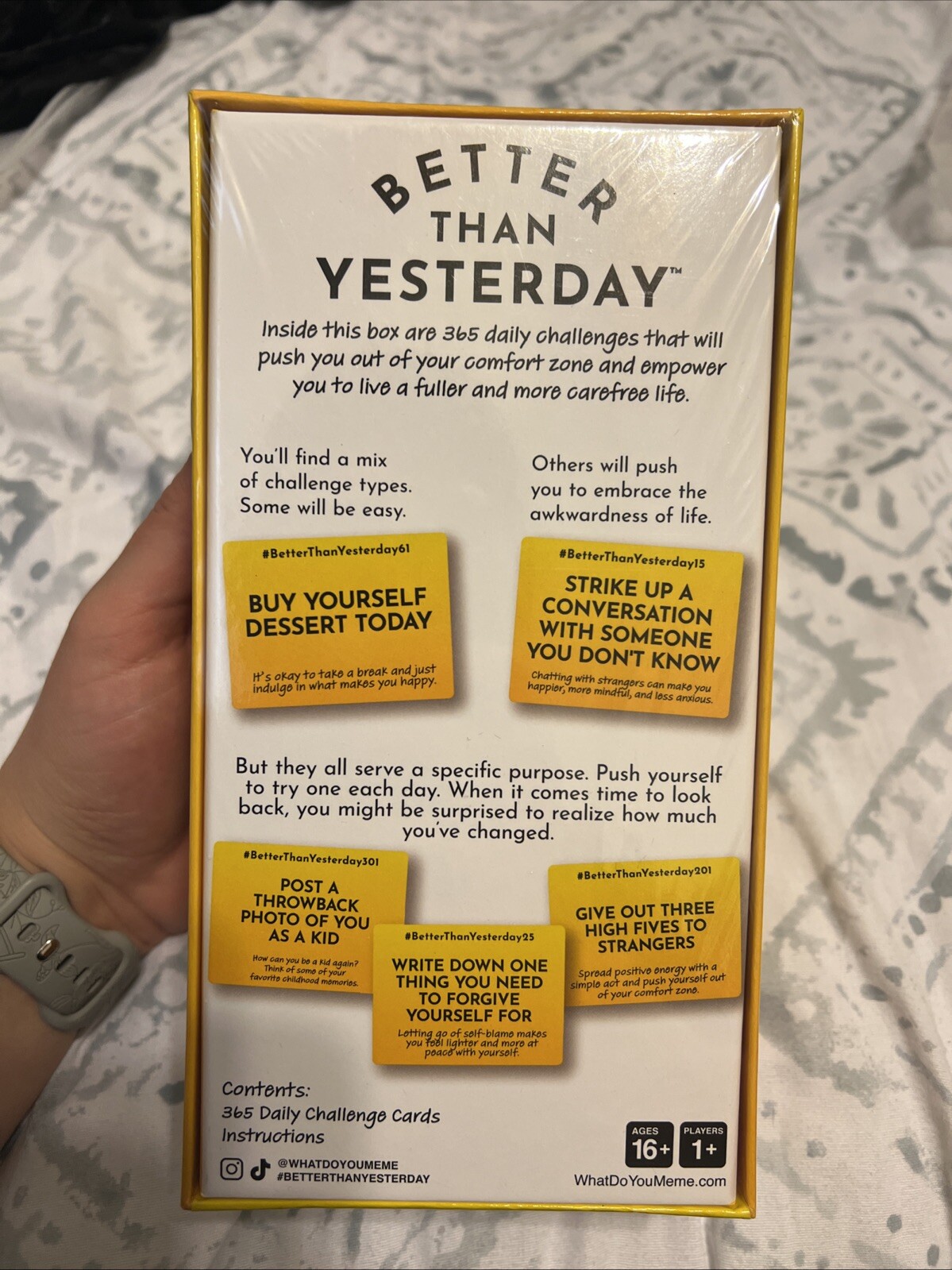 Better Than Yesterday What Do You Meme? 365 Daily Challenges NEW