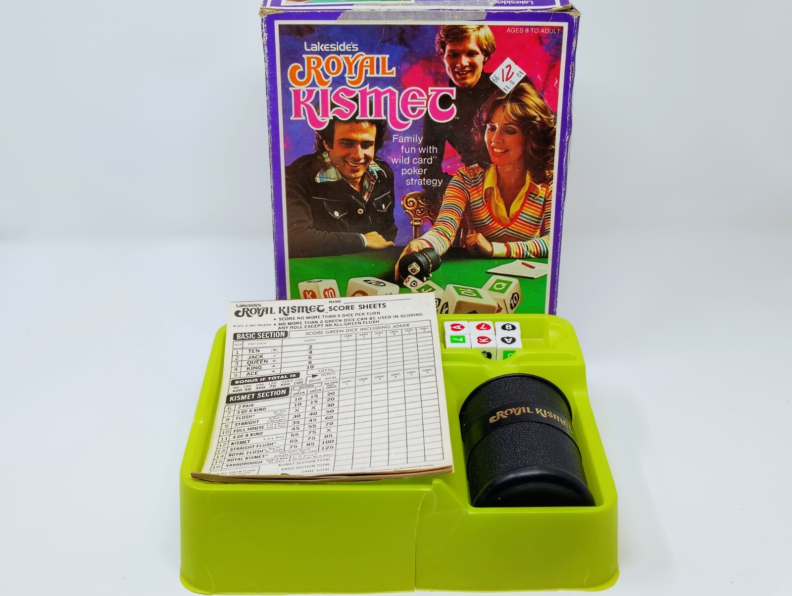 Royal Kismet Dice Game Lakeside 1975 NOT Complete