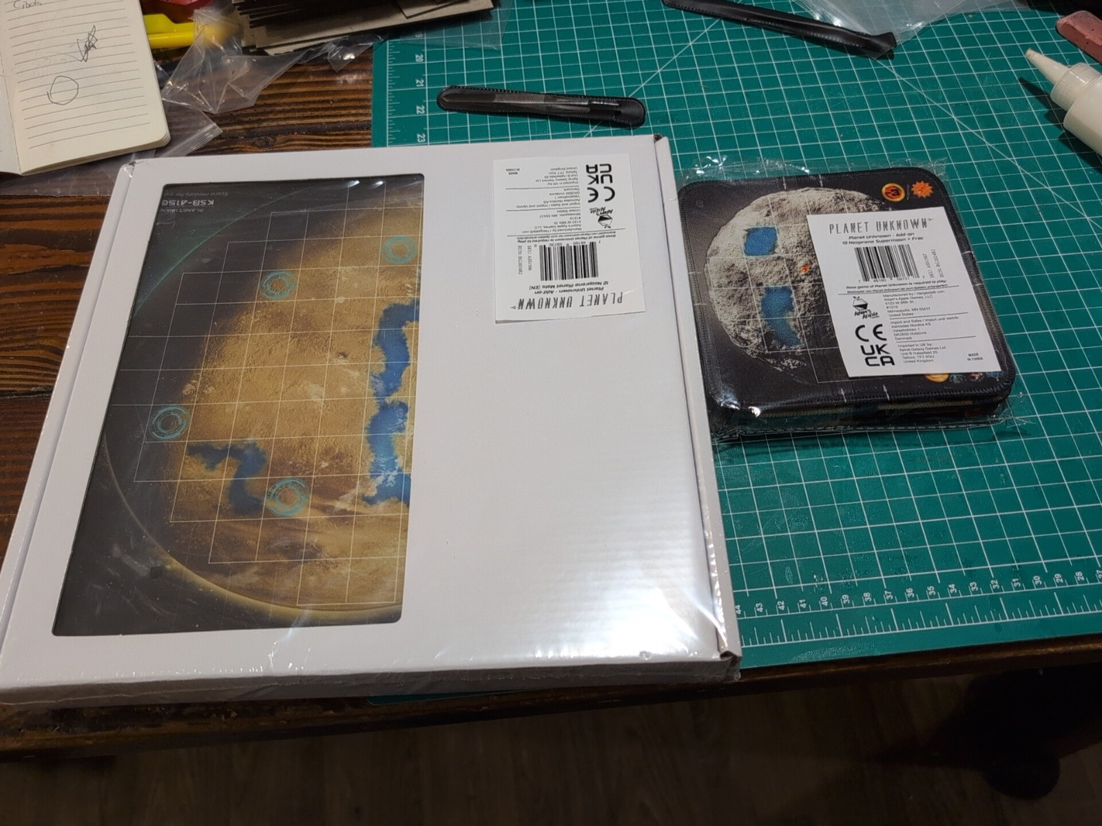 Planet Unknown & Planet Unknown: Supermoon Neoprene Game Mats Full Set, 22pcs
