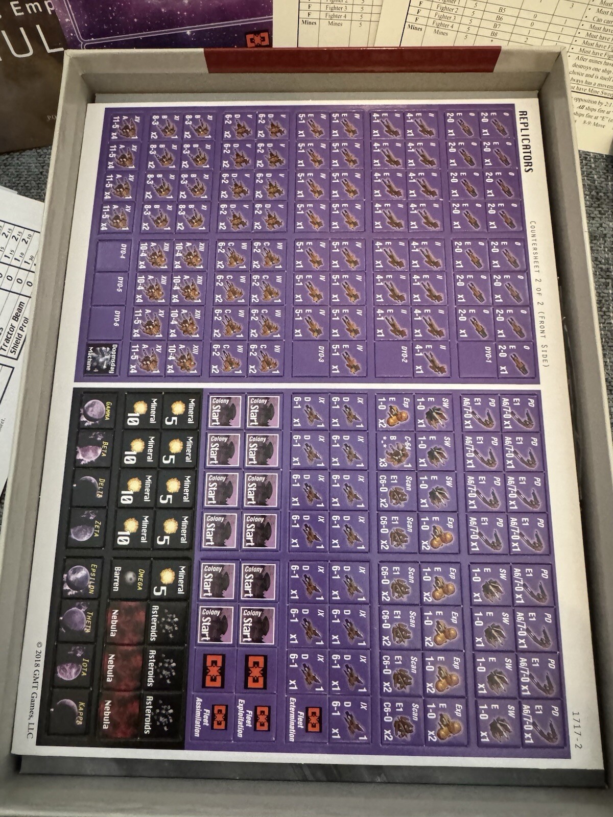 Space Empires: Replicators (open, unpunched) GMT Games GMT1717