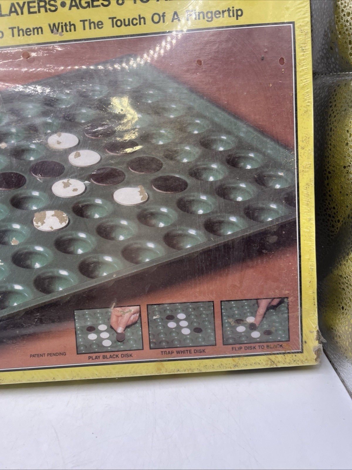 REVERSI BOARD GAME, WHITMAN New Old Stock 1984 : Factory Sealed .
