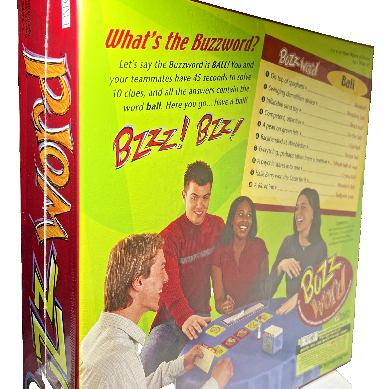 Buzz Word Board Game Ages 10 to Adult 2003 New Factory Sealed