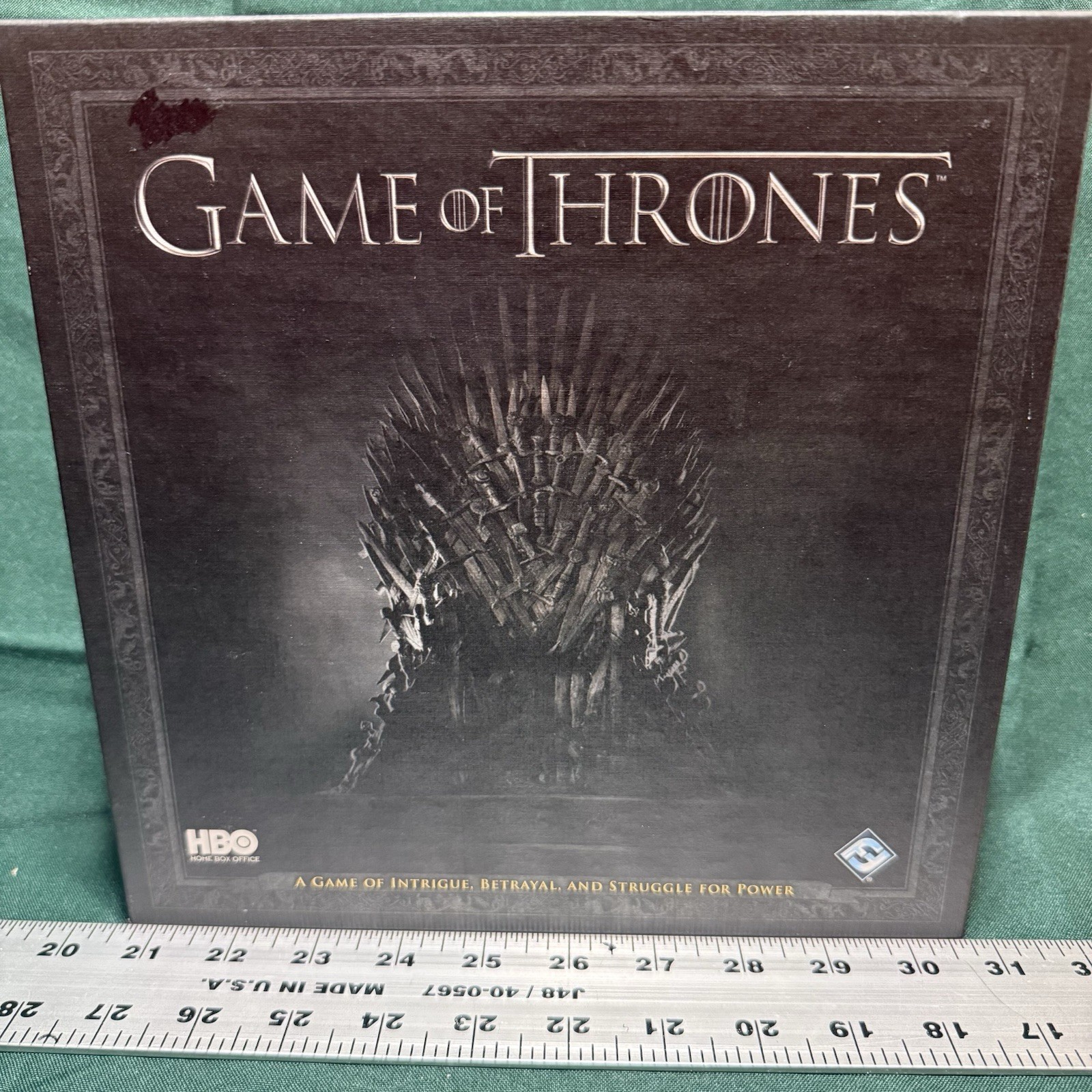 Game of Thrones Iron Throne Board Game Complete HBO Fantasy Flight Ships Free
