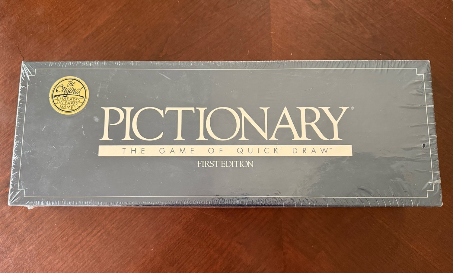 Vintage 1985 Pictionary Original First Edition Factory Sealed Board Game In Box
