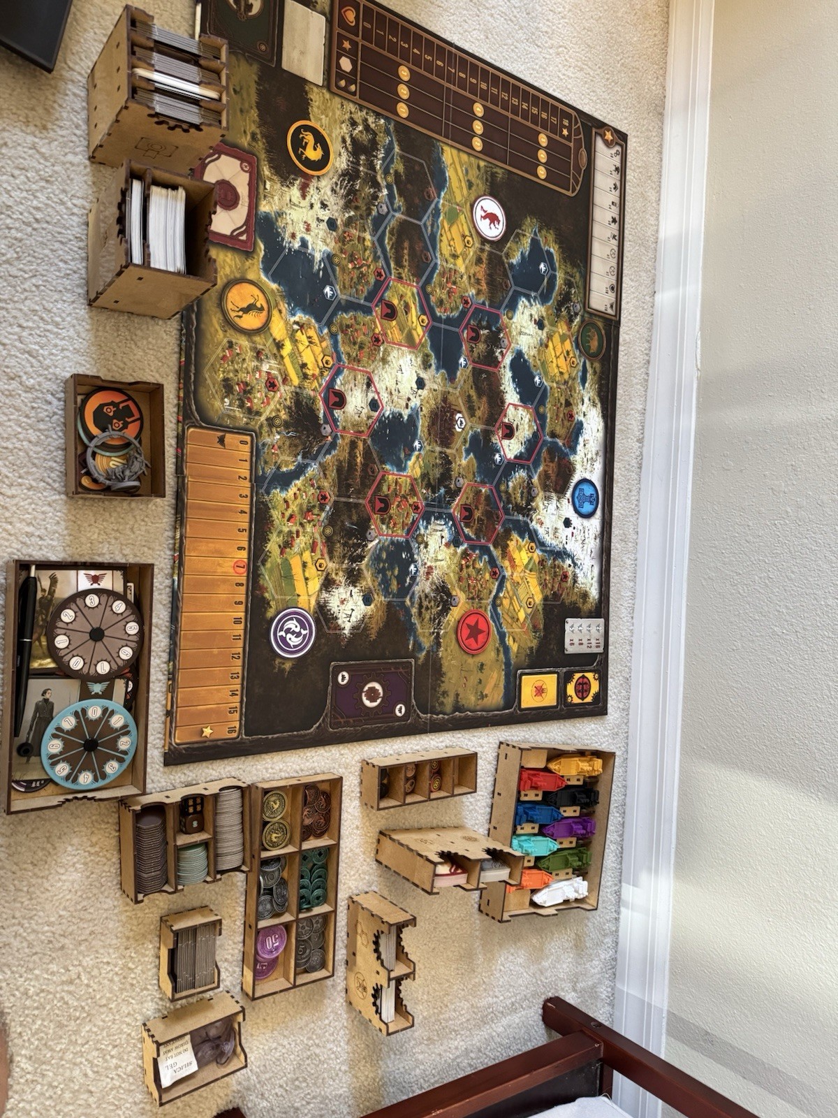 Stonemaier Games Scythe – Complete with All Expansions in Legendary Box METAL