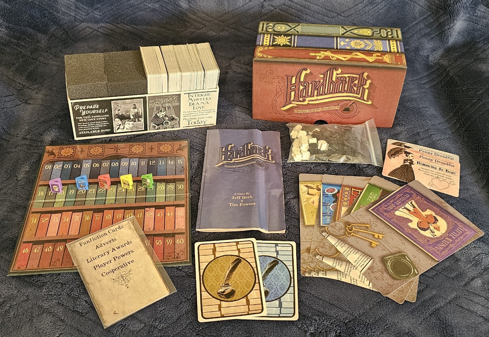 HARDBACK a Novel Deck-Builder game (Complete)
